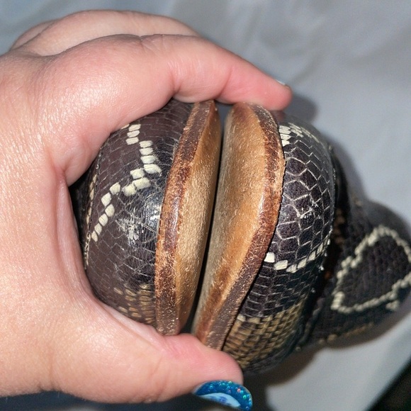 Madewell Frances Snake Embossed Leather Loafer in Warm Ash Multi color size 9.5 - Picture 11 of 16